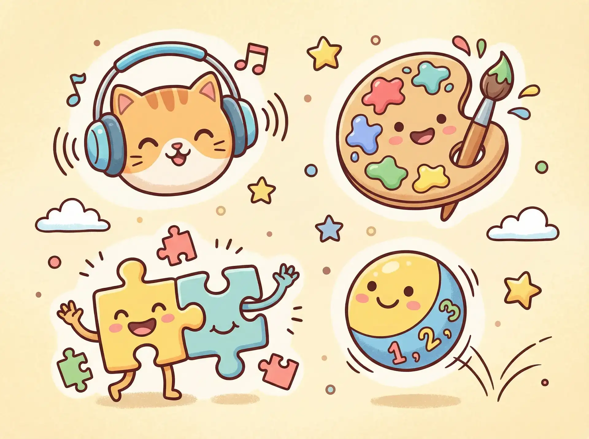 小朋友的手工作品 - 银娇电影 益智创作